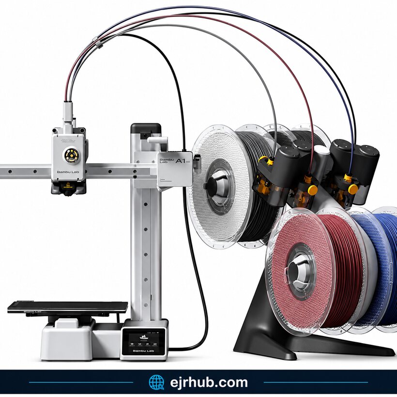 Impressora 3D Bambu Lab A1 Mini Combo com AMS lite
