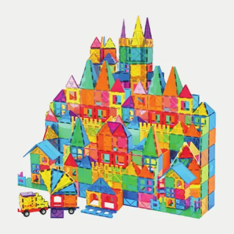 Castelo Multicolorido — Blocos Magnéticos OTA-BM438
