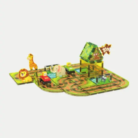 Cenário Safari — Blocos Magnéticos OTA-BM455