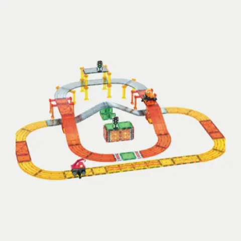Pista de Corrida — Blocos Magnéticos OTA-BM456