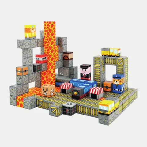 Fortaleza Pixel — Blocos Magnéticos OTA-BM460